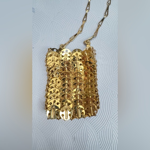 Paco Rabanne 1969 Mini Gold Bag - Picture 12 of 14